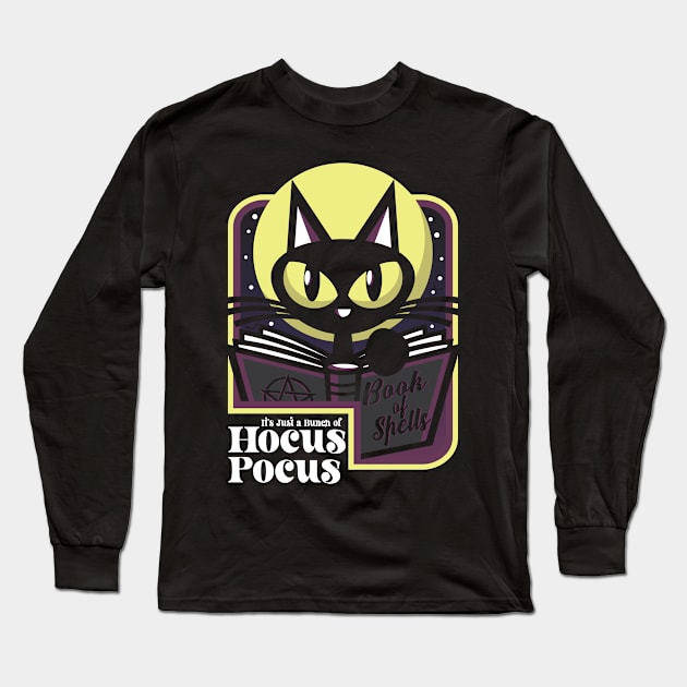 Witch Cat Long Sleeve T-Shirt by jrberger